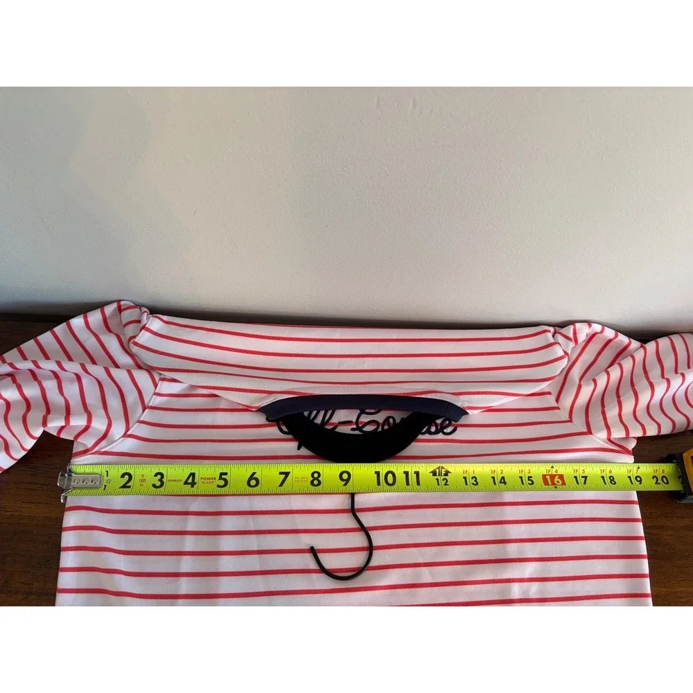 Sport Haley Women's Off Course Stripped Golf Long Sleeve Top Size Medium